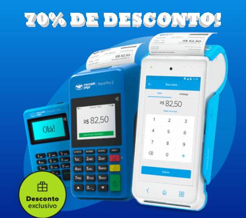 Toda maquininhas Mercado pago70